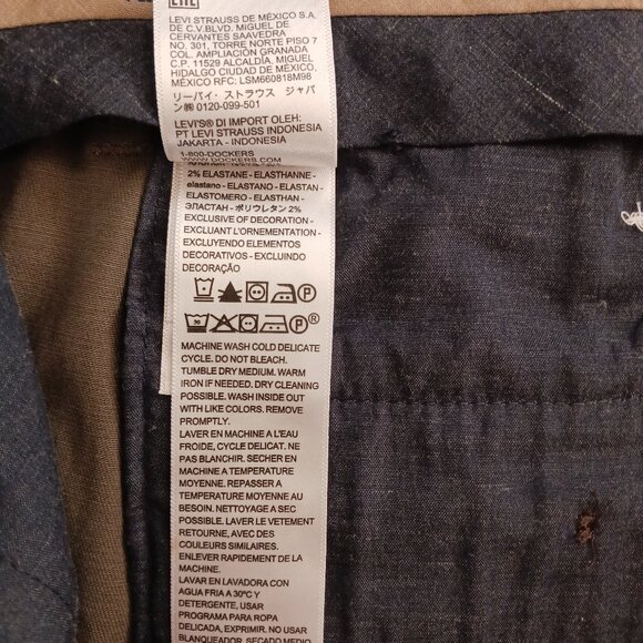 NWT Dockers Men Signature Khaki Classic Fit Lux Cotton Stretch Men’s Size 38X34" - Picture 7 of 10